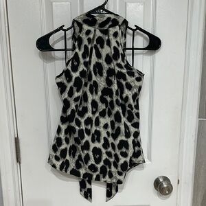 Leopard Print Halter Top